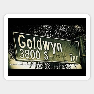 Goldwyn Terrace, Culver City, California by Mistah Wilson Sticker